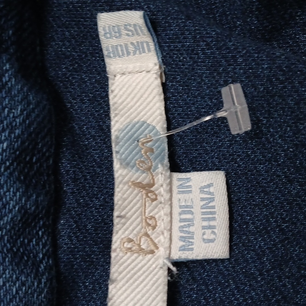 Boden Denim Dress Blue 3/4 Sleeve Round Neck Pockets Sz 6 NWOT - Picture 8 of 9
